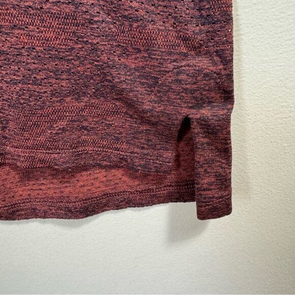 Lululemon Train to Be Tank Crop Mesh Top Slits '21 Boxy Stretch Seamless Shirt L - Picture 10 of 16